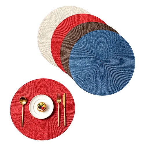 Round woven pcs - woven, 4/6
