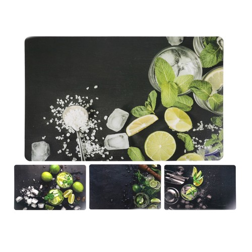 Set placemats drinks - set, of