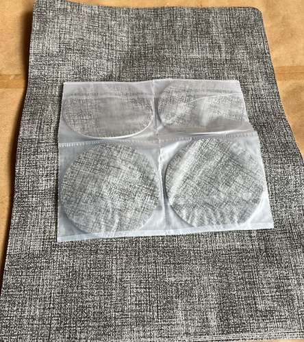 Braided place mats round - braided,