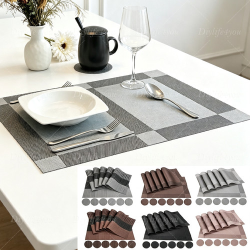 Set pvc place mats - pvc,
