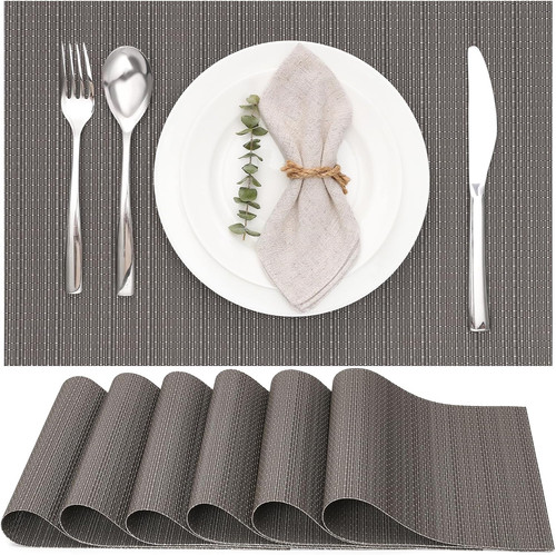 Table mats placemats set - of, 6