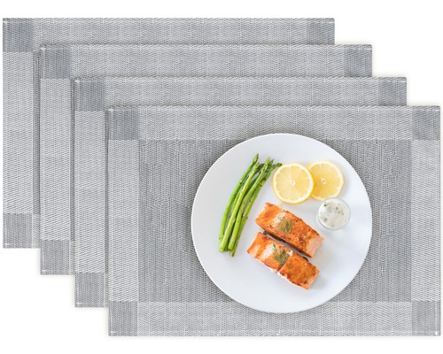 Placemats set linen - of, 4,