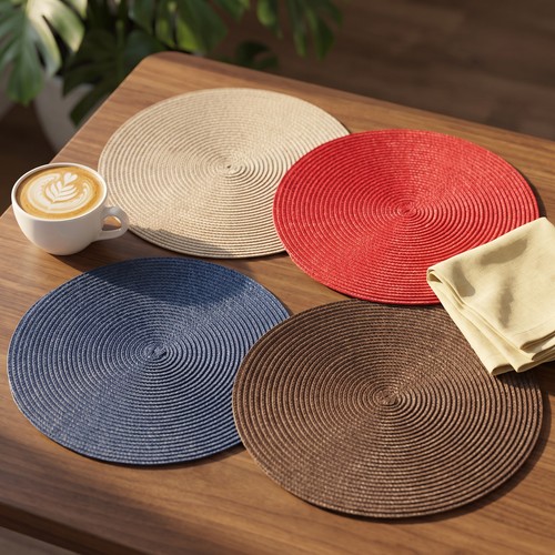Woven table place mats - place,