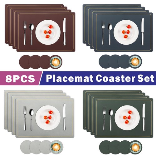 Set place mats and 4 - of,