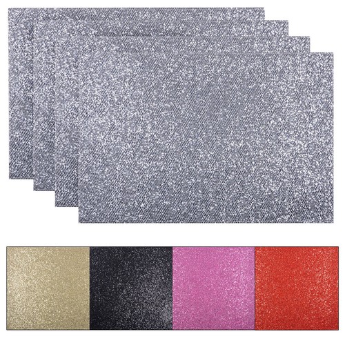 Set placemats glitter - 4,