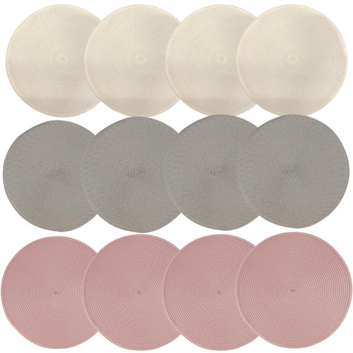 Table place mats - place, round
