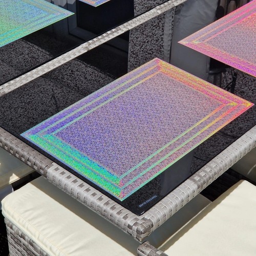 Place mats set pvc - place,