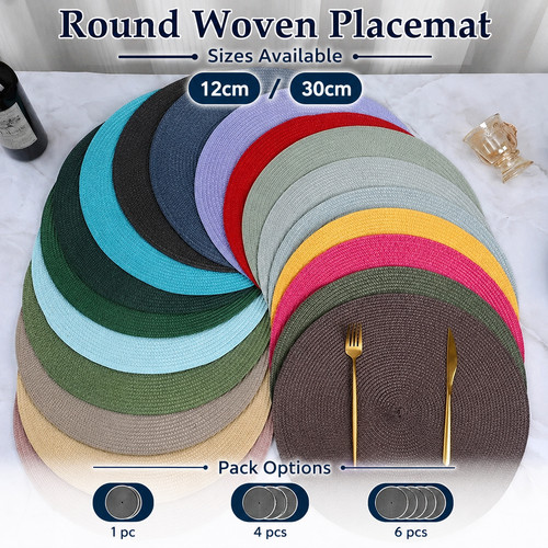 Woven table place - table, mats