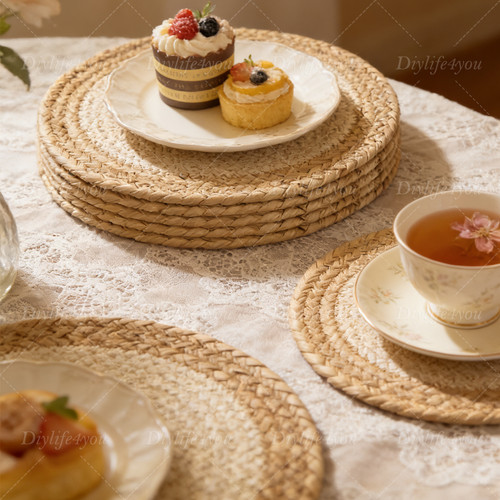 Table mats set woven - mats,