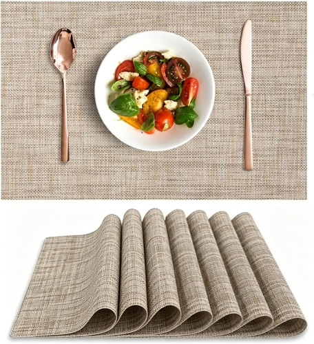 Set woven placemats heat - 8,