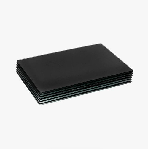 Tempered glass placemats 30cm - tempered,