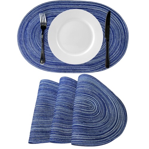 Oval placemats cotton - oval,