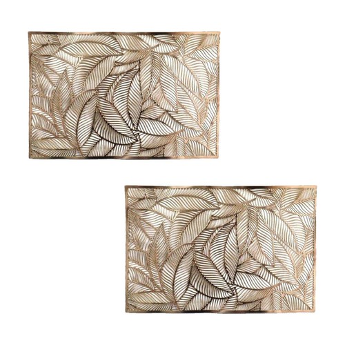 Set leaf placemats - leaf, pvc