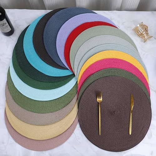 Woven table place mats large - woven,
