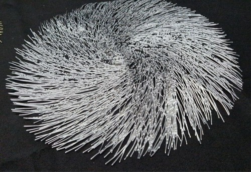 Silver metallic look - silver,