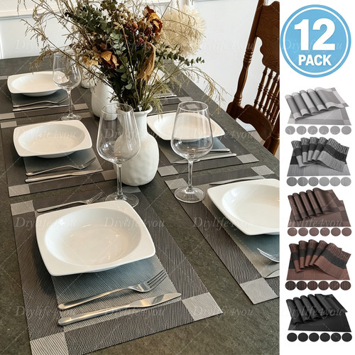 Placemats x coasters - x, +