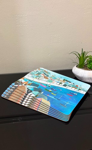 Premium cork backed - backed, placemats