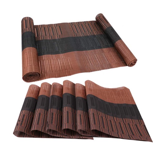Placemats with table runner - with,