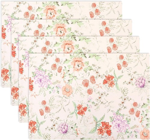 Pastoral floral placemats - floral,