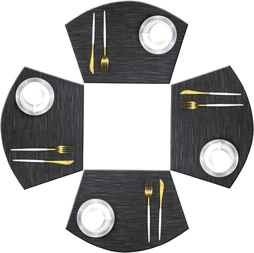 Wedge shaped placemats for - wedge,