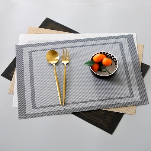 6pcs table mat set - 4/6pcs, non-slip